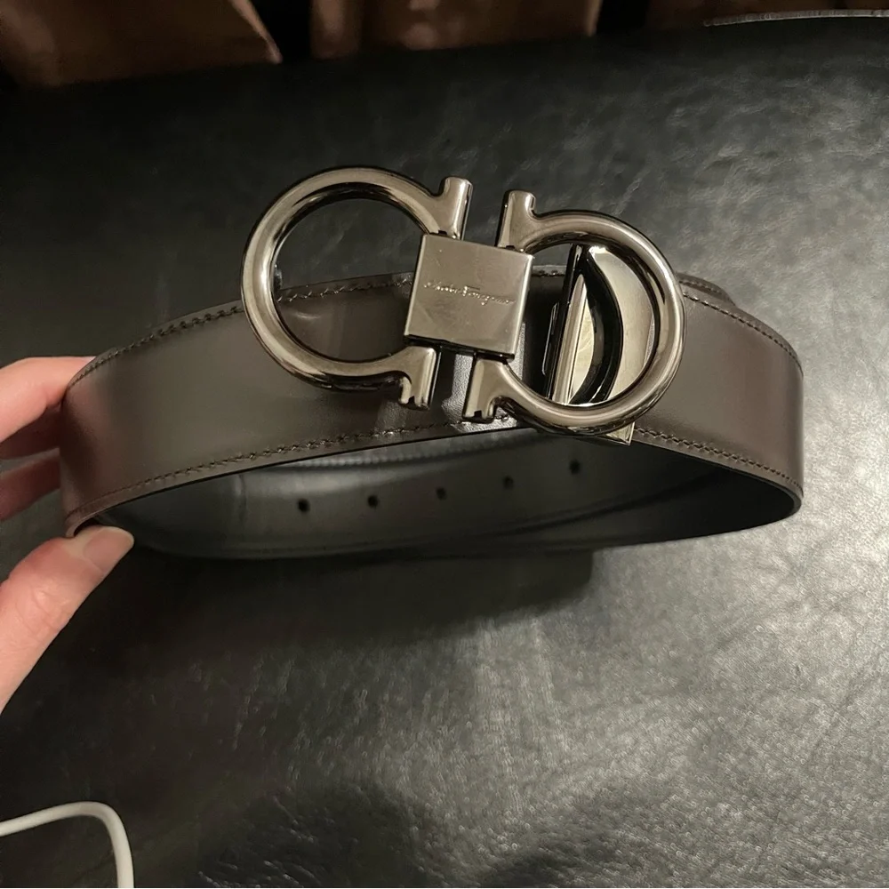 Salvatore Ferragamo Reversible Gancini Buckle Belt
